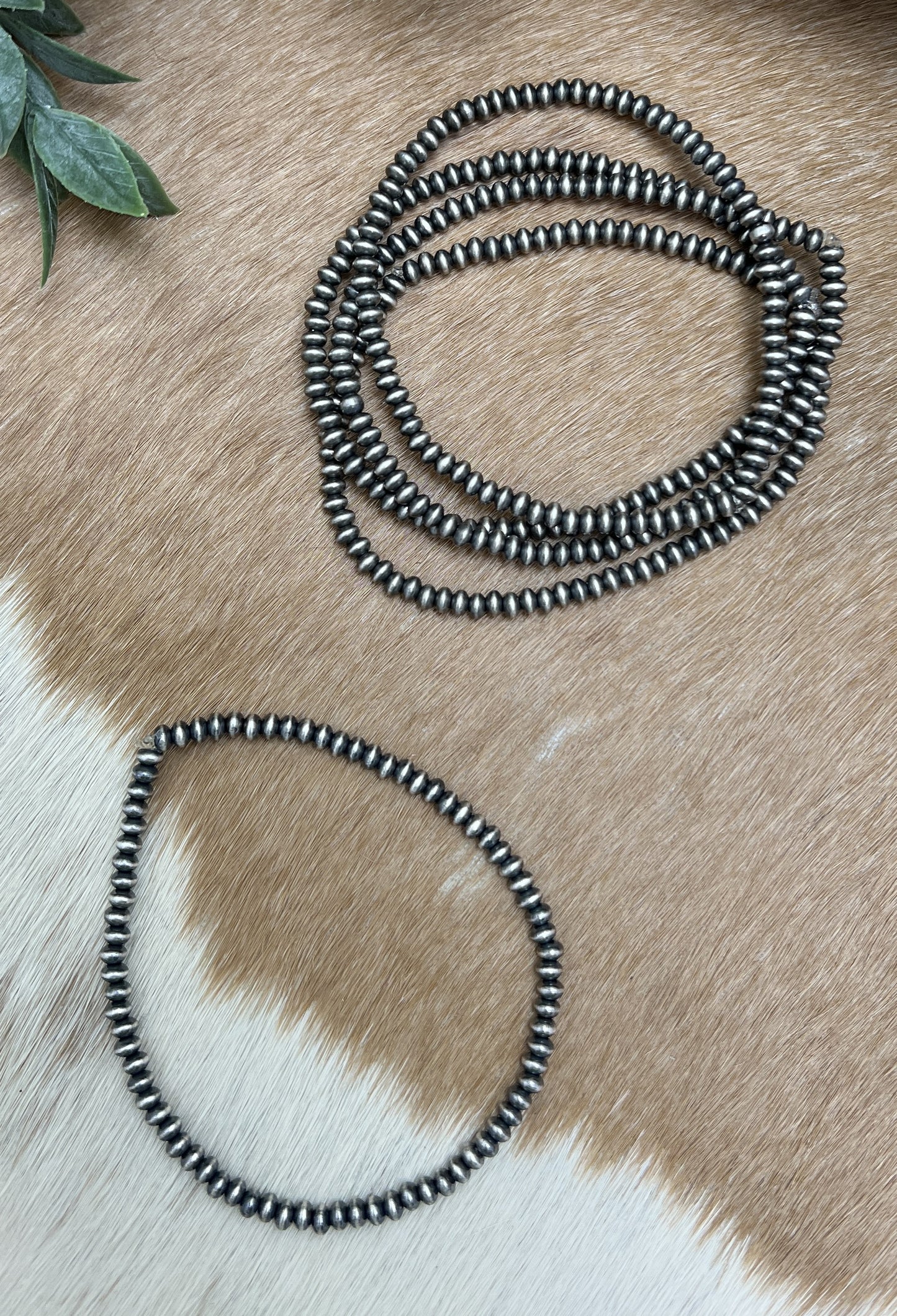 3mm Saucer Desert Pearls Stretch Bracelet