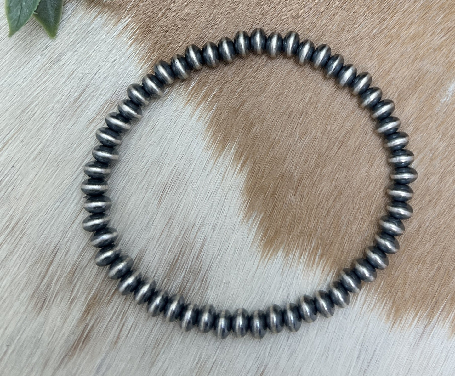 4.5mm Saucer Desert Pearls Stretch Bracelet