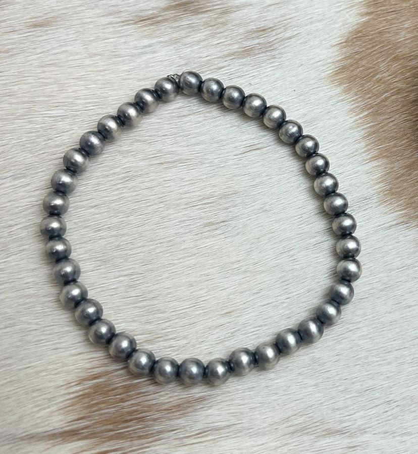 5mm Desert Pearls Stretch Bracelet Round