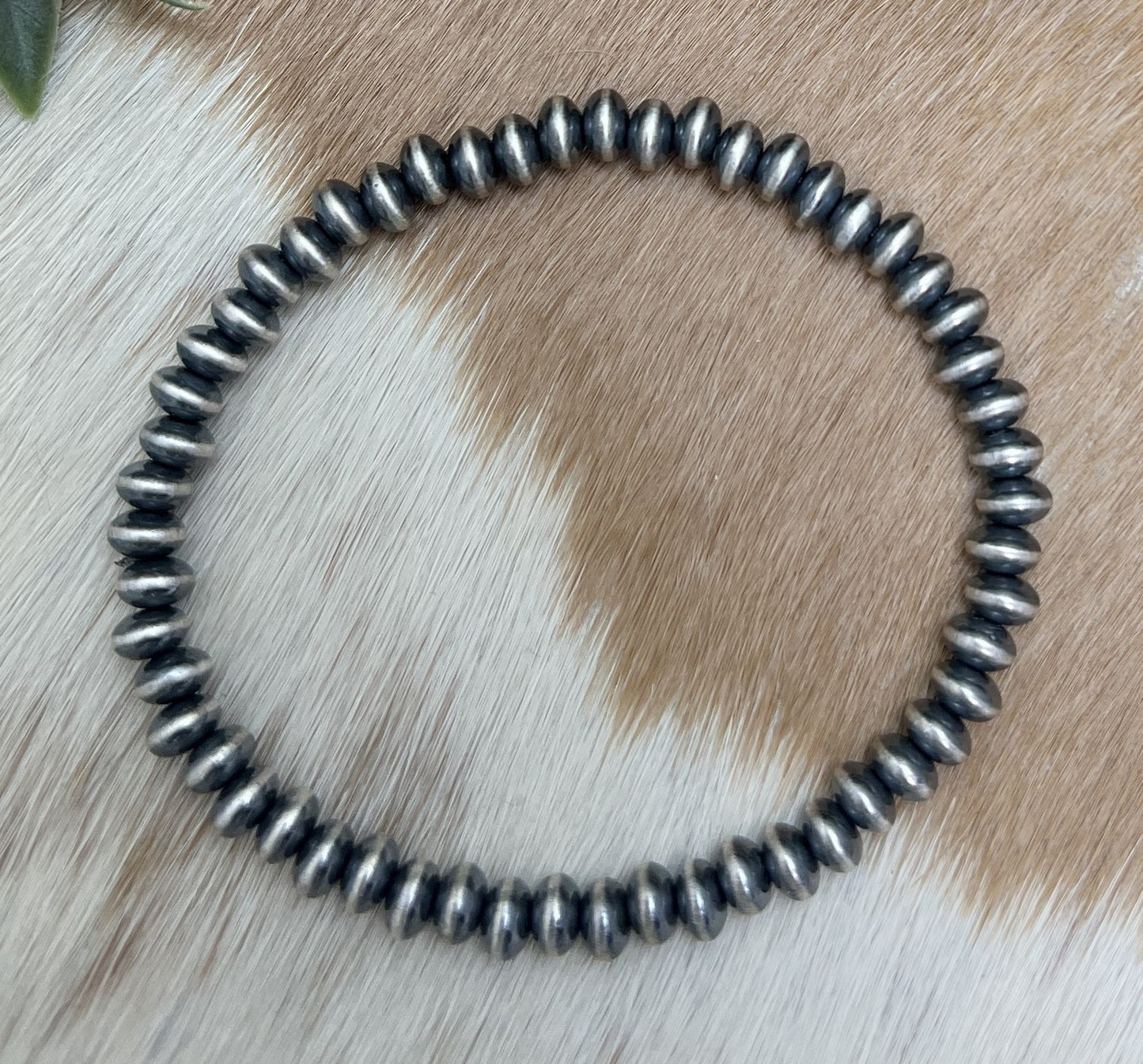 5.5mm Saucer Desert Pearls Stretch Bracelet