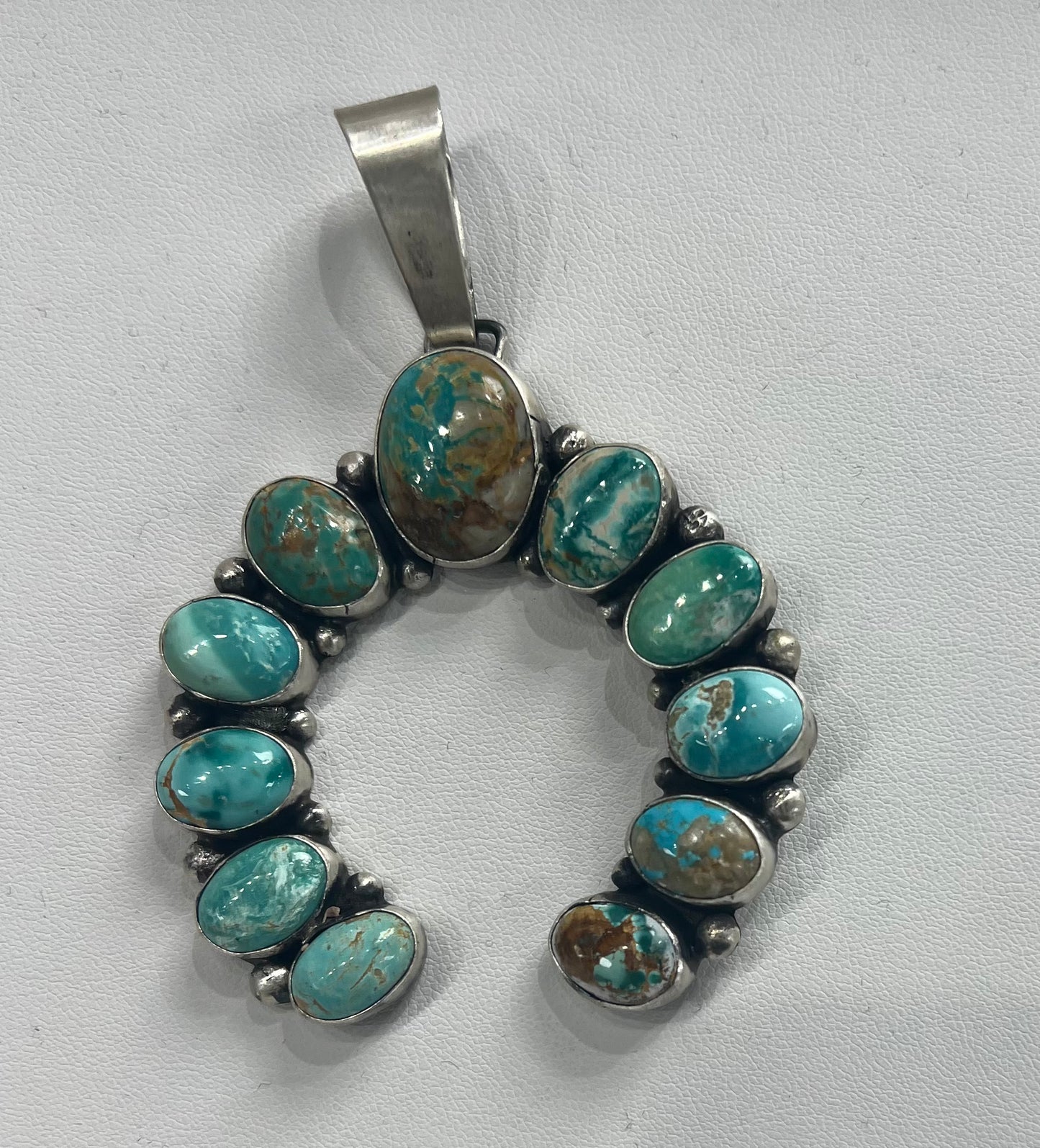 Bobby Johnson Royston Turquoise Naja Pendant