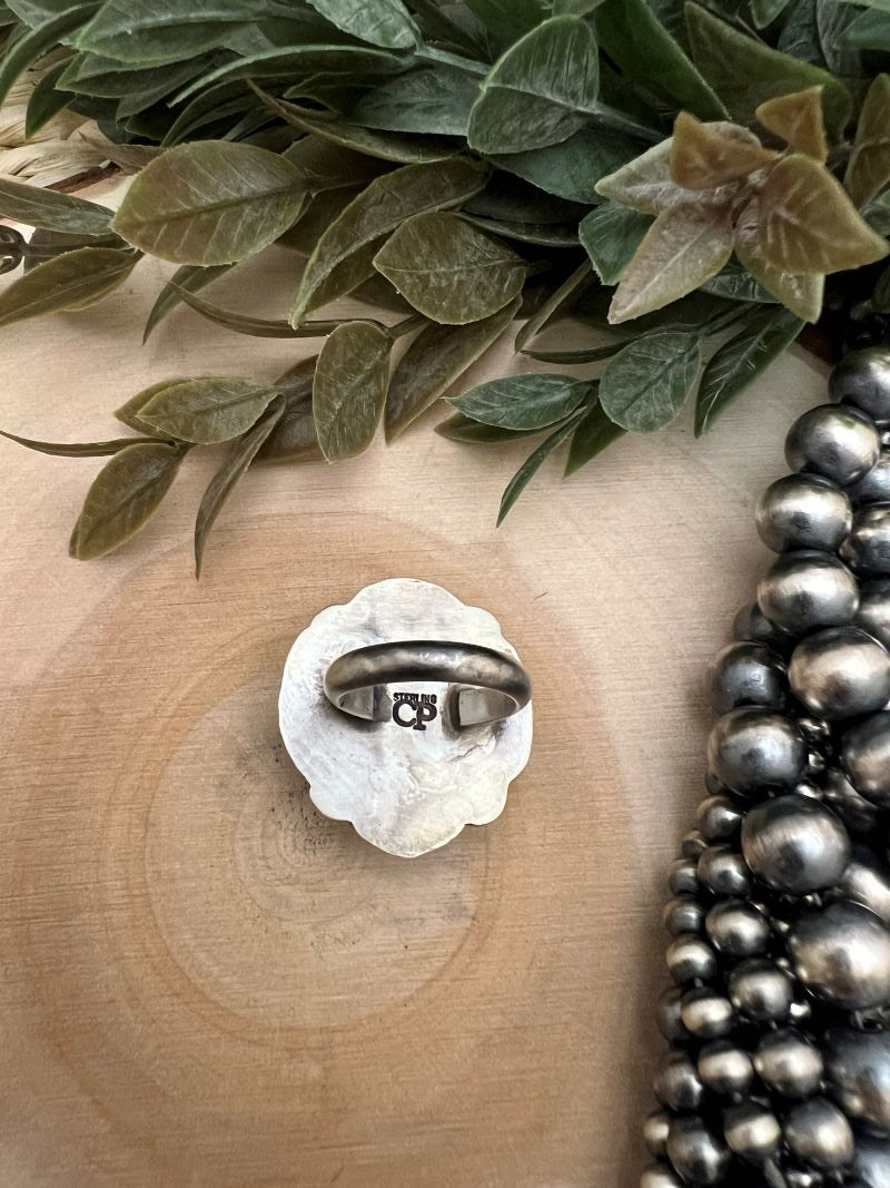 Blue Moon Turquoise Adjustable Ring