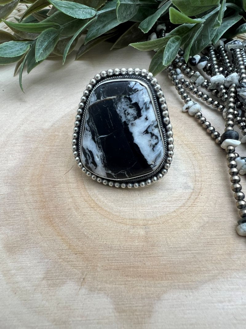 White Buffalo Adjustable Rings