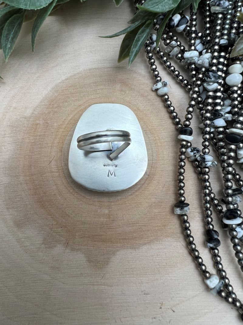 White Buffalo Adjustable Rings