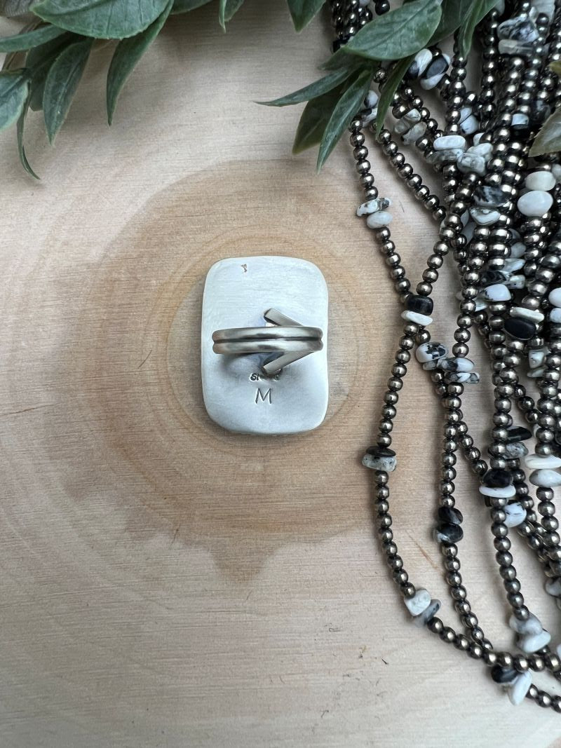 White Buffalo Adjustable Rings