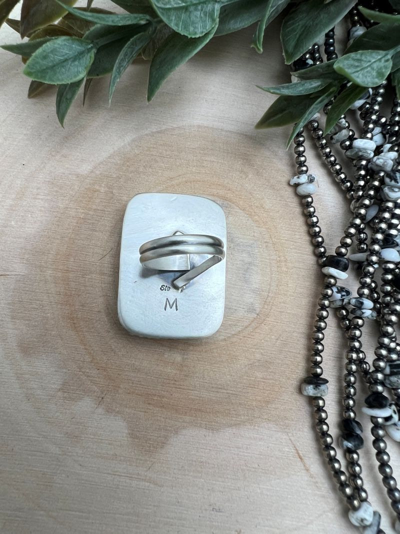 White Buffalo Adjustable Rings