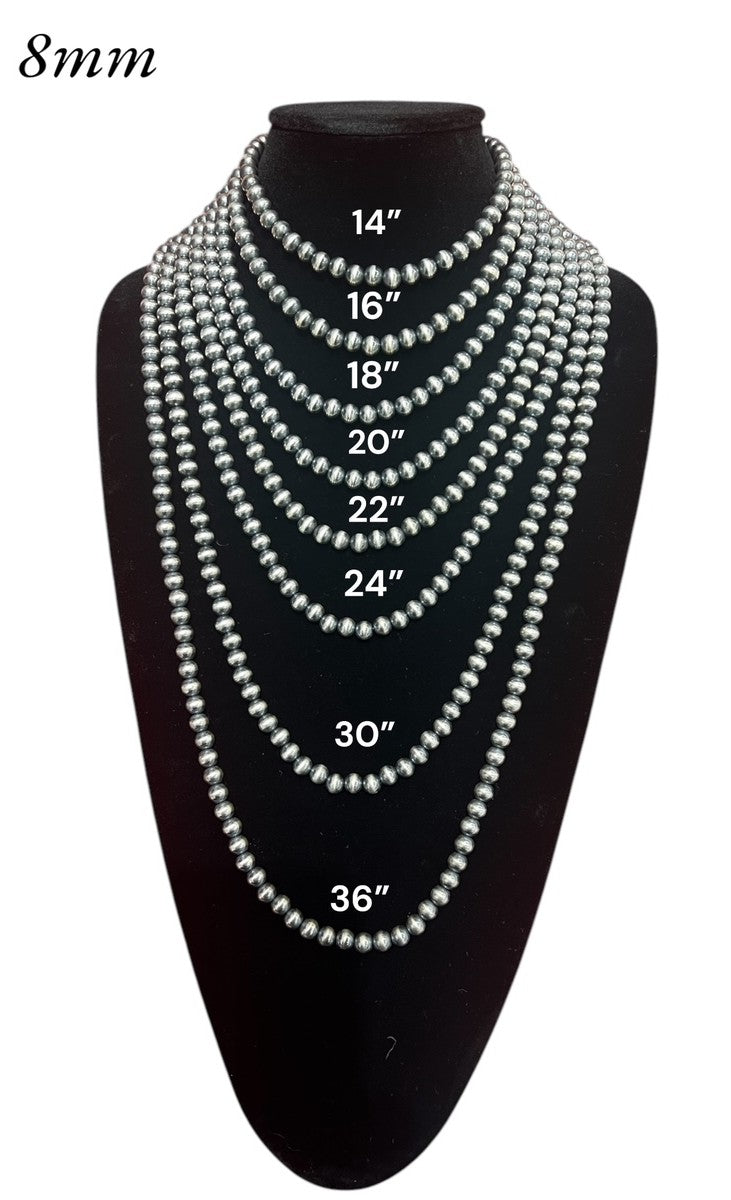 8mm Santa Fe Pearls - Round