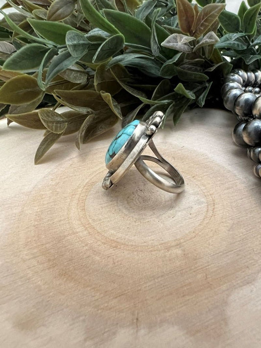 Kingman Turquoise Ring - Sunset TQ Mountain
