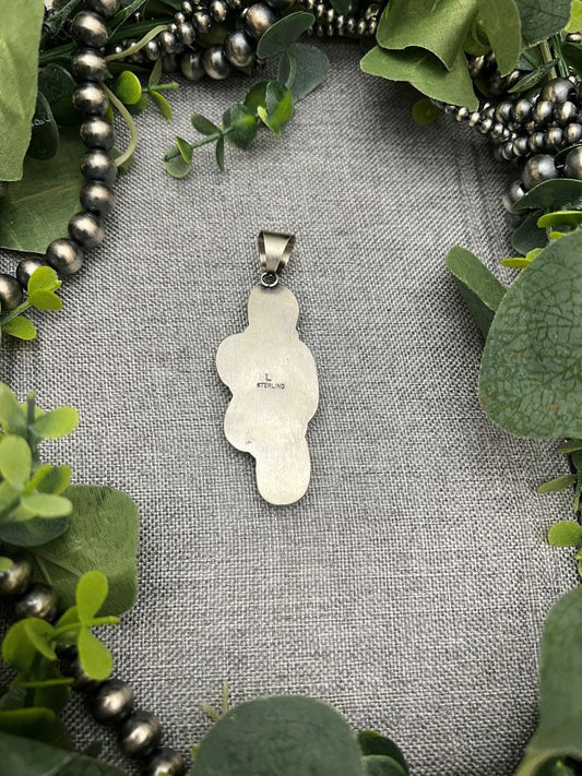 Leticia Largo 5 - stone Royston Turquoise Pendants - Sunset TQ Mountain