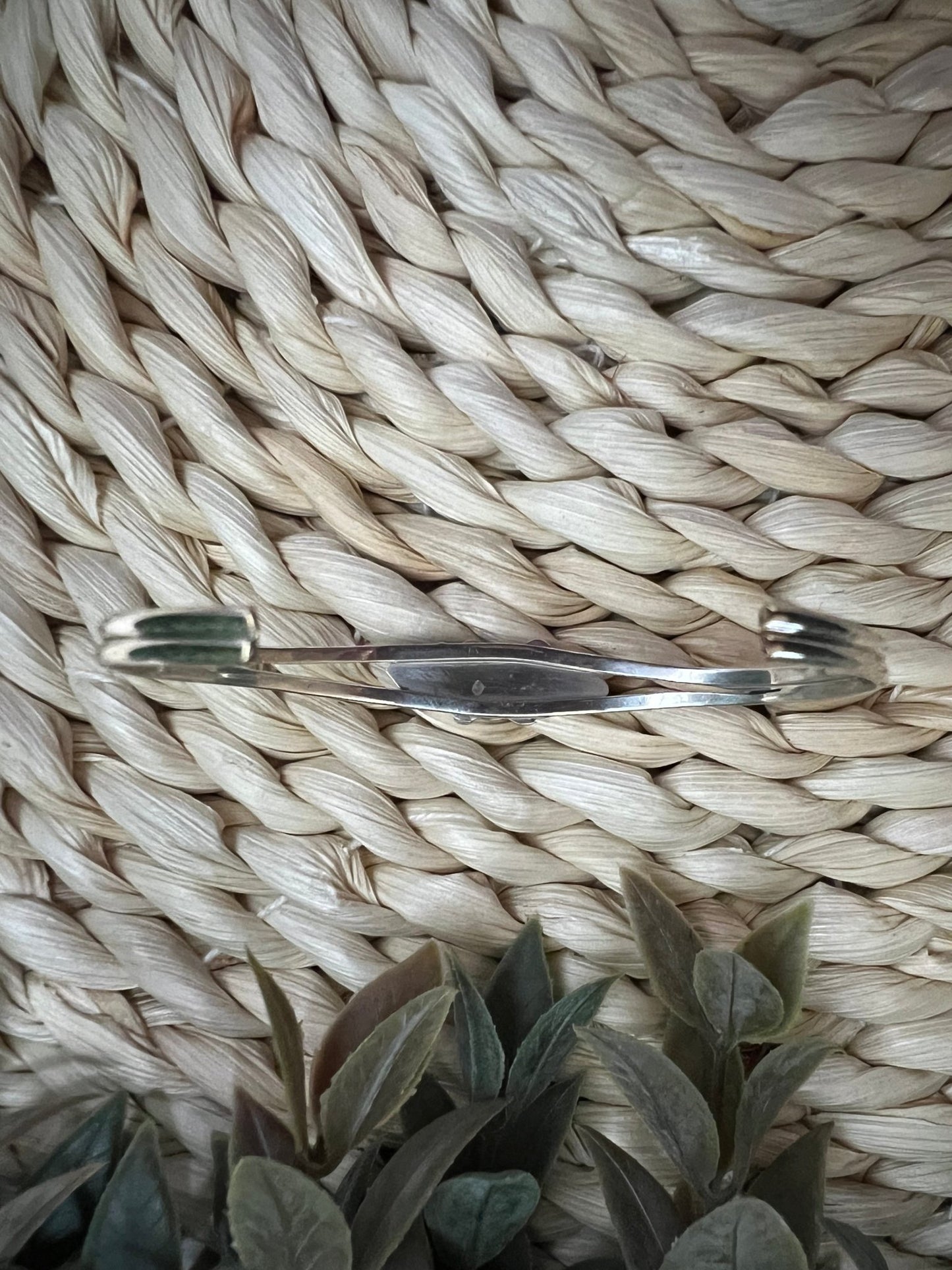 Navajo Turquoise & Mini Feather Bracelet - Sunset TQ Mountain