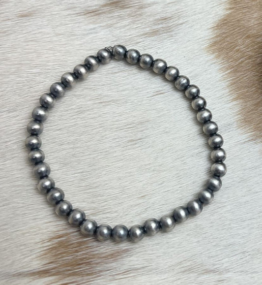 5mm Desert Pearls Stretch Bracelet Round
