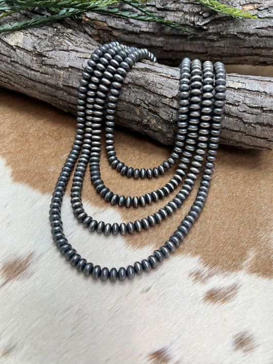 9mm Desert Pearls - Saucer Bead Necklace