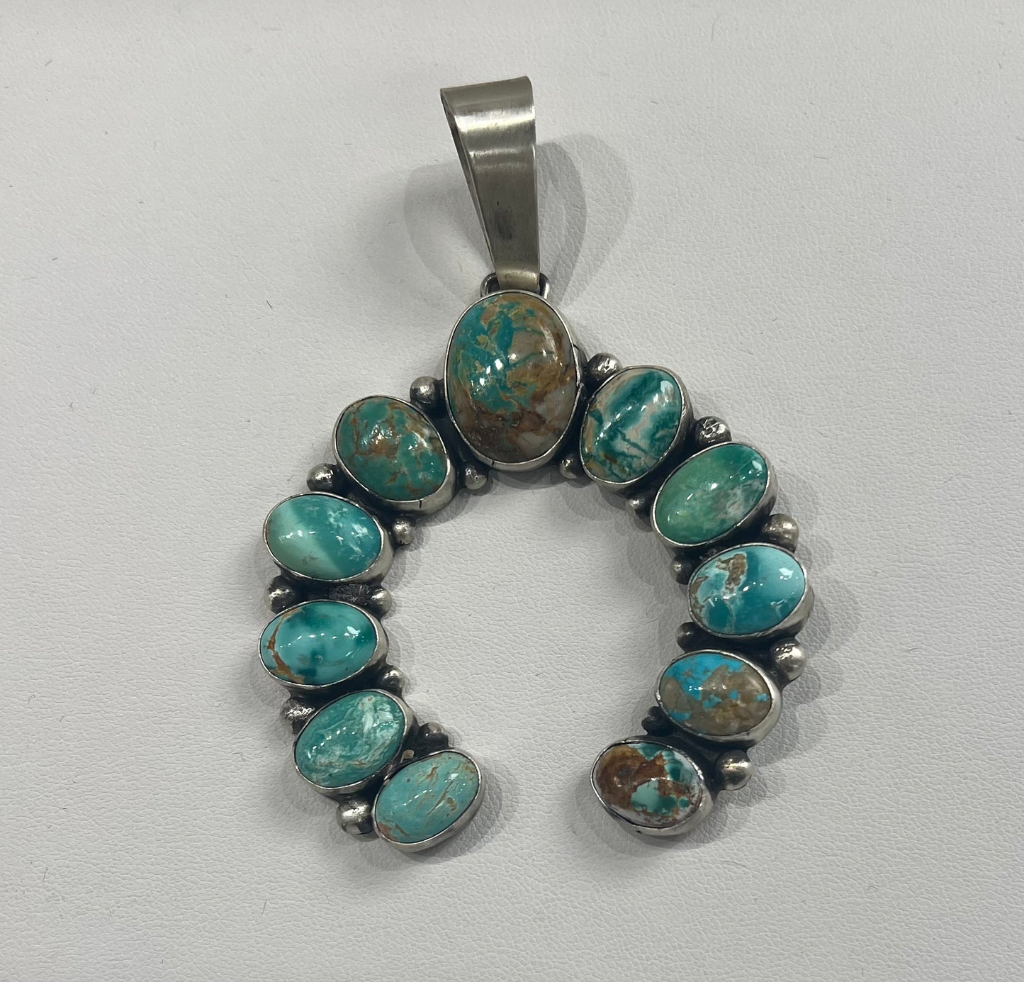 Bobby Johnson Royston Turquoise Naja Pendant