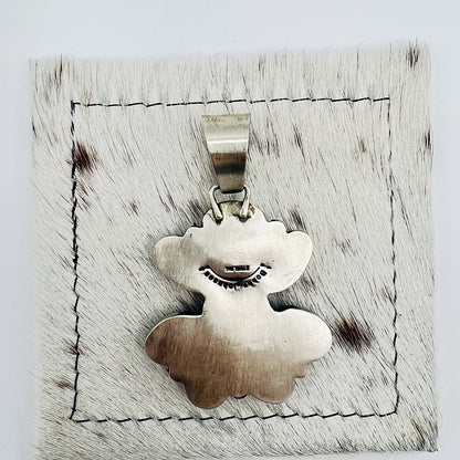 Back of the pendant showing the Bobby Johnson Sterling hallmark
