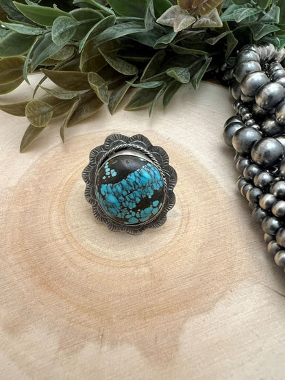 Blue Moon Turquoise Adjustable Ring - Sunset TQ Mountain
