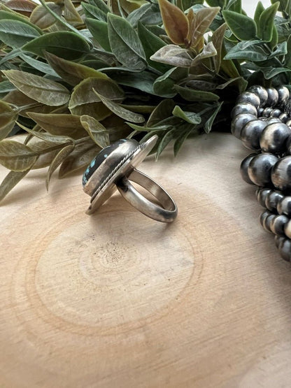 Blue Moon Turquoise Adjustable Ring - Sunset TQ Mountain