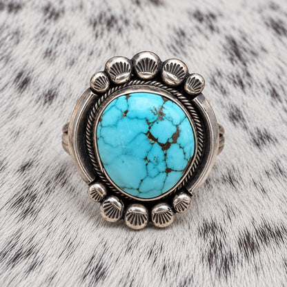 Kingman Turquoise Ring — front