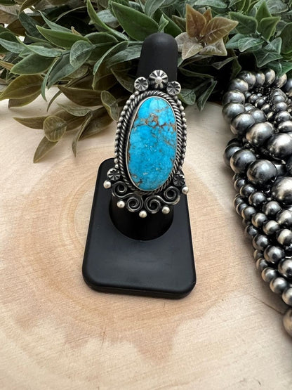 Kingman Turquoise Ring - Sunset TQ Mountain