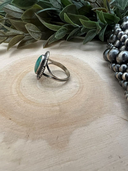 Royston Turquoise Ring by Dave Skeets - Sunset TQ Mountain