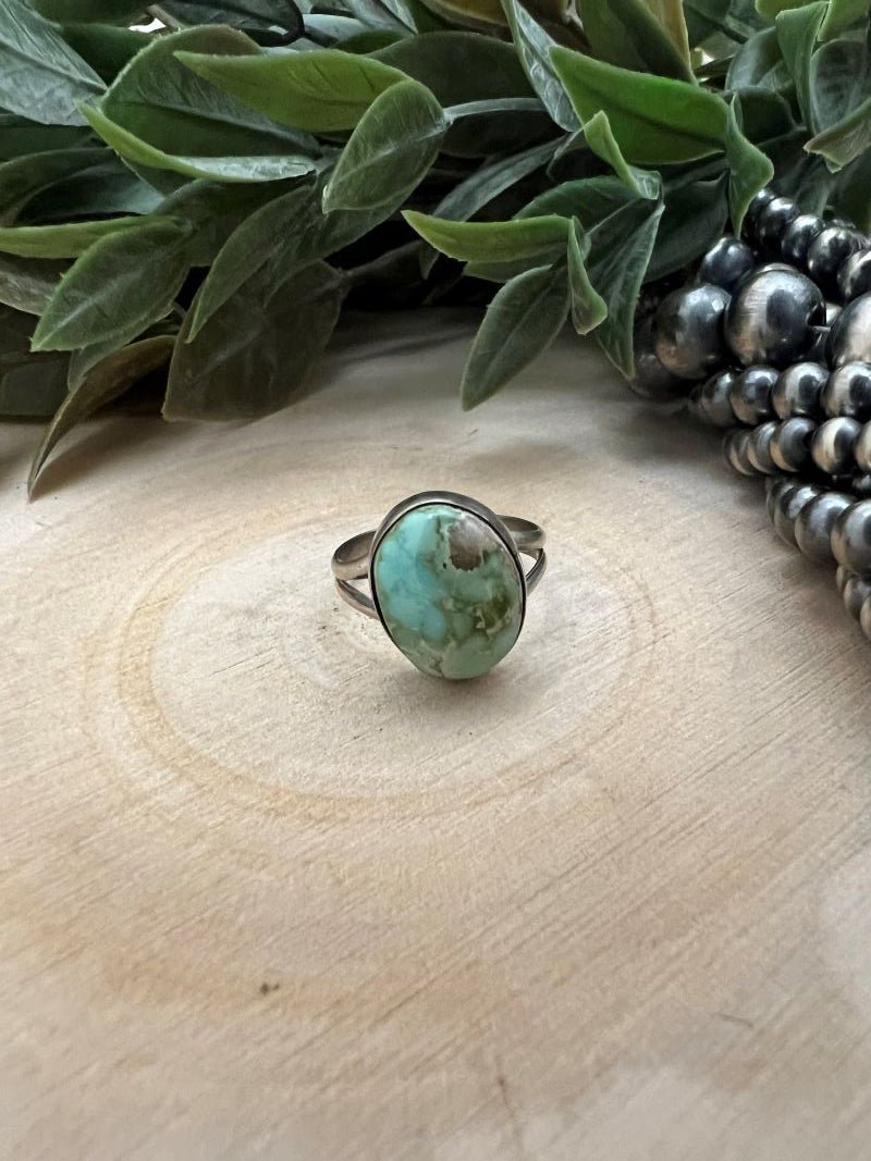 Sonoran Turquoise Ring by Susan Cooke - Sunset TQ Mountain