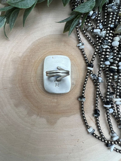 White Buffalo Adjustable Rings - Sunset TQ Mountain